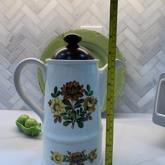 Vintage SADLER Mid Century Coffee Pot  with Lid- 1970s - Picture 11 of 16